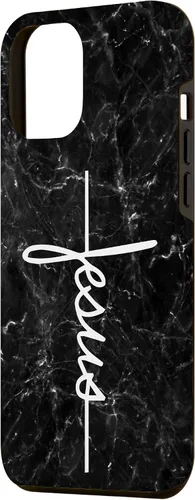 Vista 2 de iPhone 12 Pro Max - Carcasa para teléfono cristiano, diseño de Jesús