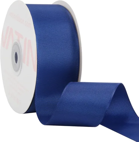 Vista 194 de VATIN Cinta de Grogrén Negra, 1-1/2" x 50 Yardas Continuas, Cinta de Grogrén de Poliéster Negra, Usar para Lazos de Bricolaje, Accesorios