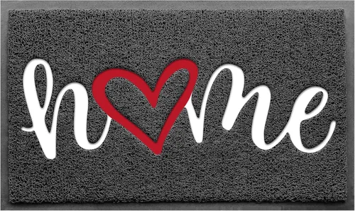Vista 9 de Tapete para Puerta (30"x17.5", Negro), Tapete de Bienvenida de Perfil Bajo Tapete de Entrada Tapete de Piso Alfombras Antideslizantes para Entrada