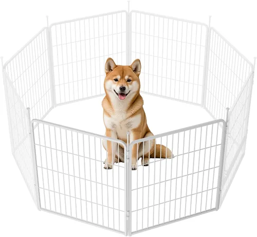 Vista 35 de SunsGrove Corralito para perros de interior, 24 pulgadas, 2 paneles, corralito de juego para cachorros, para interiores, fácil instalación, valla
