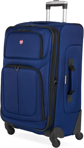 Vista 62 de SwissGear - Equipaje suave expandible Sion con ruedas, Negro