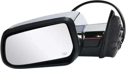 Vista 63 de Kool Vue - Espejo calefactable izquierdo para Chevrolet Silverado 1500 GMC Sierra 1500 2007-2013 plegable eléctrico con luz de señal y lámpara