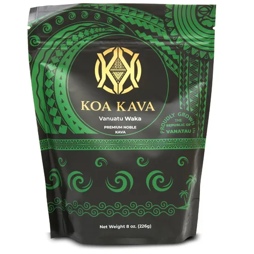 Vista 5 de 8 Oz Premium Vanuatu Waka Kava Kava con cordón de colador de kava
