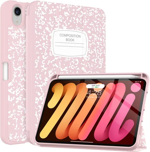 Vista 11 de Soke - Funda para iPad mini (A17 Pro) 7ª/6ª generación (libro negro)