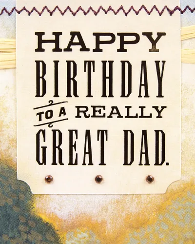 Vista 5 de Hallmark Tarjeta de cumpleaños para papá (paisaje otoñal)