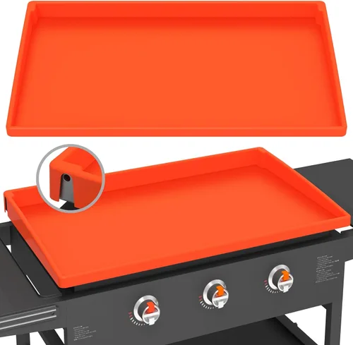 Vista 18 de Funda de parrilla de silicona para Blackstone - 28 pulgadas de cobertura verdadera y completa, resistente, apta para alimentos, protectora