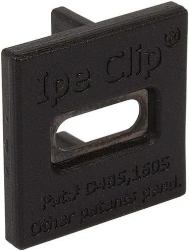 Vista 2 de DeckWise (Negro) Ipe Clip Extreme Hidden Deck Fasteners, 3/32 "Spacing, Incluye tornillos de cabeza de borde negro #8x2 de acero inoxidable para 600