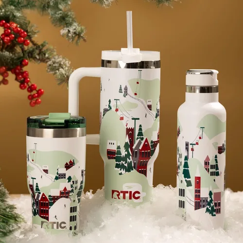 Vista 7 de RTIC Vaso Tumbler de Viaje por Carretera de 30 oz con Doble Pared Revestido de Cerámica Aislado Taza Portátil de Café de Viaje de Acero Inoxidable