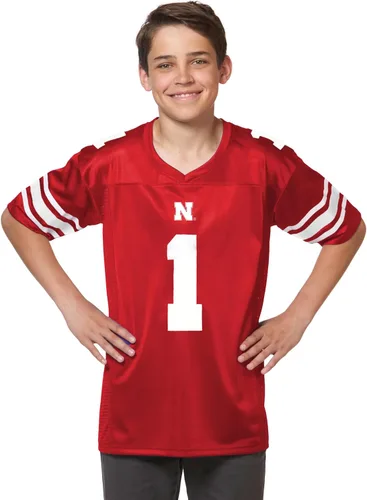 Vista 9 de Little King NCAA - Touchdown Pass - Camiseta de fútbol americano para jóvenes y adolescentes del equipo - Tallas Pequeña Juvenil-XL Juvenil