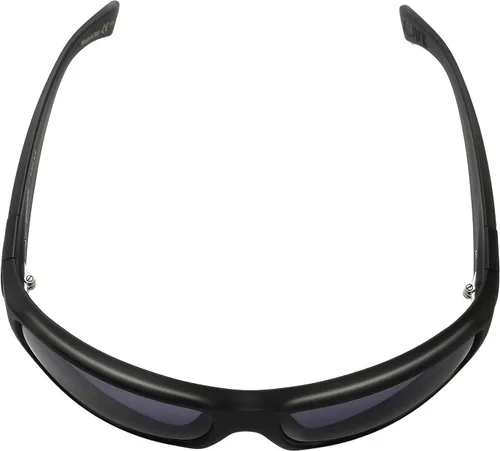 Vista 4 de VonZipper Gafas de sol polarizadas de embrague para hombre, marco sin satén negrolente polar poli gris, talla única, Marco sin satén negrolente