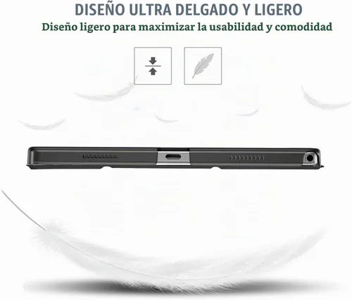 Vista 5 de ProCase Funda Inteligente para Galaxy Tab A8 10.5, Carcasa Trasera Dura Delgada con Soporte Funda Protectora Inteligente para Galaxy Tab A8 10.5