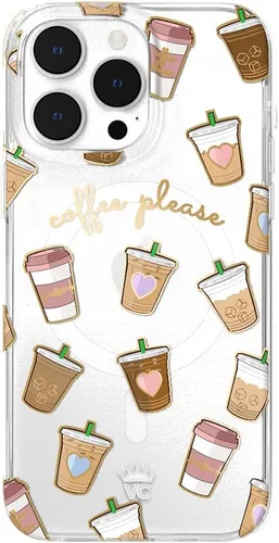Vista 78 de VELVET CAVIAR Funda compatible con MagSafe para iPhone 15, probada en caídas de 10 pies, estampado de leopardo y amatista morada