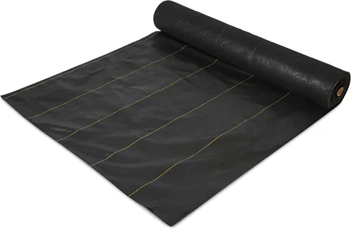 Vista 14 de Dewitt Pro-5 Tela Paisajística Tejida con Barrera contra Malezas, 5 oz, Negro, 3' x 250' - Control de Crecimiento de Servicio Pesado, Cubierta