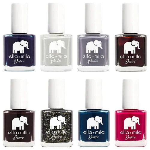 Vista 12 de ella+mila Juego de esmaltes de uñas profesionales – Secado rápido, larga duración y resistente al astillado – Manicura francesa paquete de 2