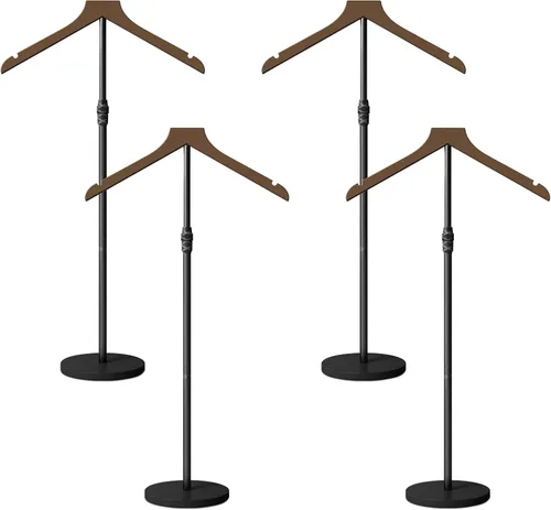 Vista 9 de Maniquí de torso, soporte de exhibición de camisa ajustable en altura de 30 a 41 pulgadas para tiendas de vendedores, fiesta de graduación, montaje