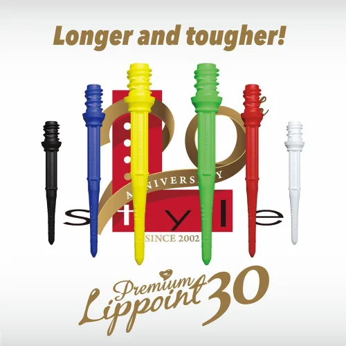 Vista 4 de L-style Premium Lippoint 30 - Soft Tip Dart Points - Extra Long