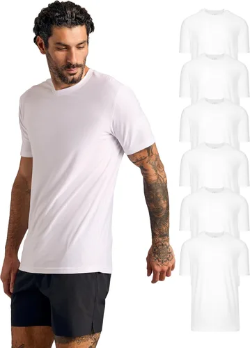 Vista 38 de True Classic Camisas de entrenamiento para hombre: camiseta muscular Negro