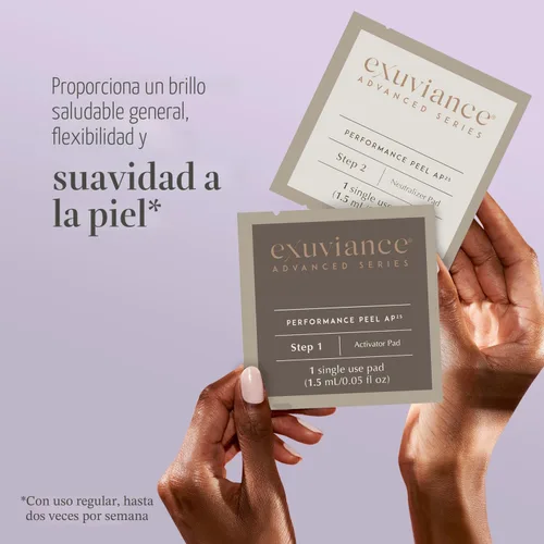 Vista 3 de EXUVIANCE Performance Peel AP25, At-Home Chemical Peel with Glycolic Acid, Gently Refines Pores, Anti-Aging Peel, Treats Fine Lines, Wrinkles &