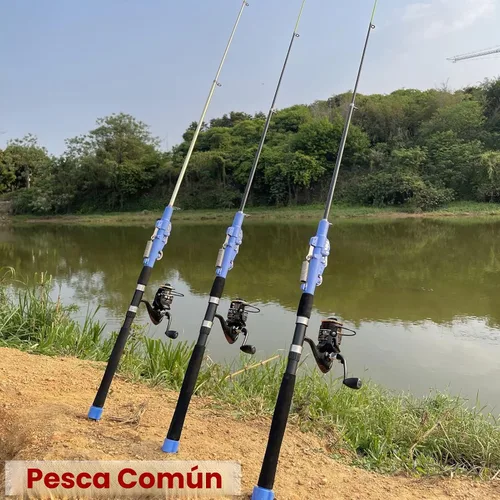Vista 6 de Caña de pescar automática y carrete Combos de caña de pescar telescópica con carrete Combo agua salada mar agua dulce kit caña de pescar kit