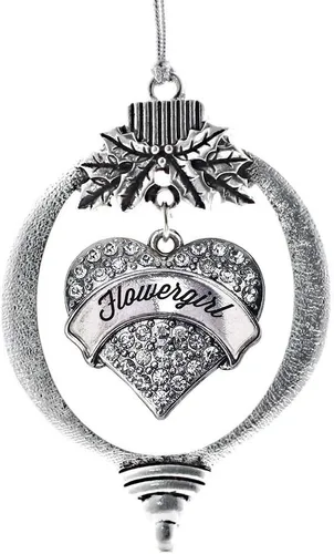 Vista 85 de Inspired Silver - Adorno con dije de hermana gemela - Adornos navideños de plata con circonitas cúbicas