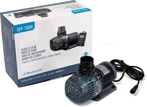 Vista 7 de Jecod Jebao DEP-1000 Bomba de CC con Bluetooth, 317 GPH