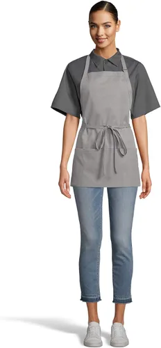 Vista 8 de Uncommon Threads Delantal ajustable unisex con 3 bolsillos para restaurante