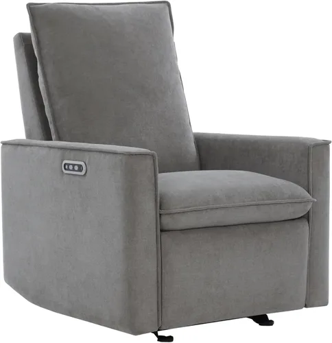 Vista 15 de Nurture& El sillón reclinable Porto Power Glider para guardería Carbón