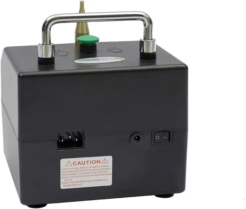 Vista 2 de B23 Lagenda - Bomba eléctrica portátil para globos, inflador de globos para fiesta, soplador de aire eléctrico con temporizador y batería