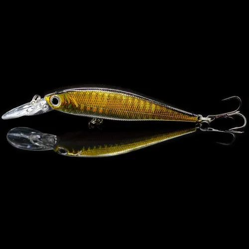 Vista 7 de Paquete de 10 señuelos de pesca, cebos duros, crankbait y Swimbait Kit de señuelos para agua dulce y salada, lubina, trucha, lucioperca, pez rojo