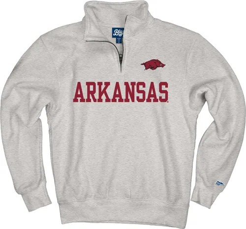 Vista 3 de Blue 84 NCAA mens Quarter Zip Sweatshirt Grey