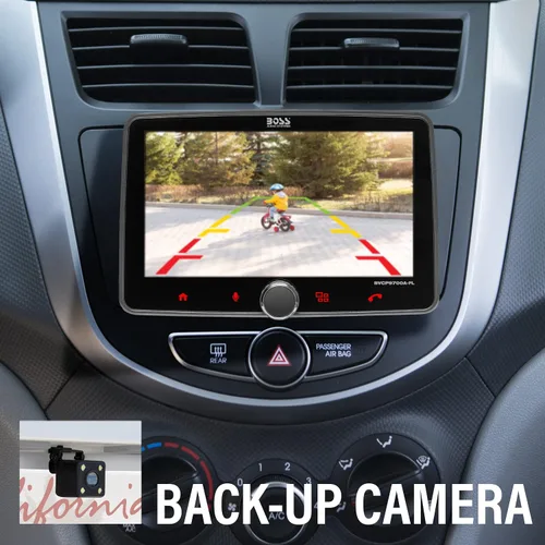 Vista 4 de BOSS Audio Systems BVCP9700A-CFL - Sistema estéreo para automóvil - Apple CarPlay, Android Auto, DIN único con pantalla táctil de 7 pulgadas