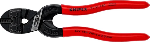 Vista 3 de KNIPEX 71 31 160 SB Cobolt S Cortadores de pernos compactos recubierto de plástico negro atramentized 6.299 in