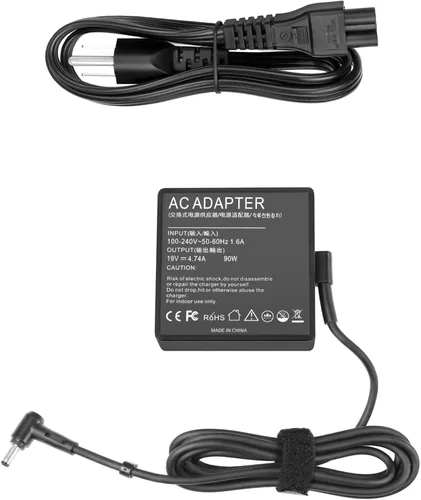 Vista 6 de Cargador para portátil de 90 W compatible con Asus Vivobook 15X 14X 16X 17X K1703Z M1703Q M1603Q D1603Q Y1603C ExpertBook B1500 P2451F P751J Asus
