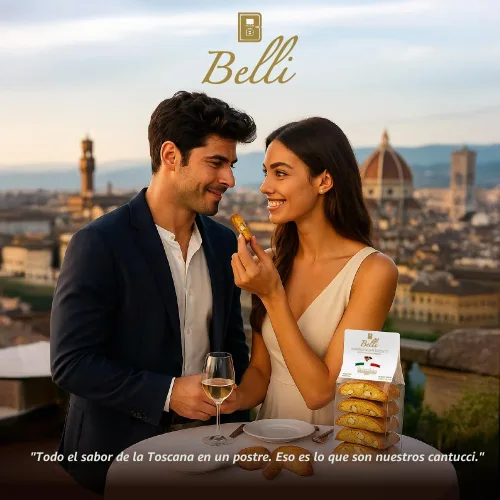 Vista 3 de Biscotti italiano de limoncello Hecho en Toscana, Italia Galletas tradicionales semi suaves Belli