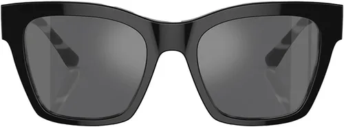Vista 2 de Dolce & Gabbana Gafas de sol DG 4384 33726G Negro En Zebra Gris Espejo Bla, Negro sobre cebra
