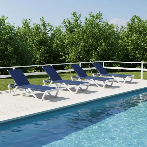 Vista 18 de PURPLE LEAF Juego de 2 sillones para exteriores con reposabrazos para Azul real (con brazos)