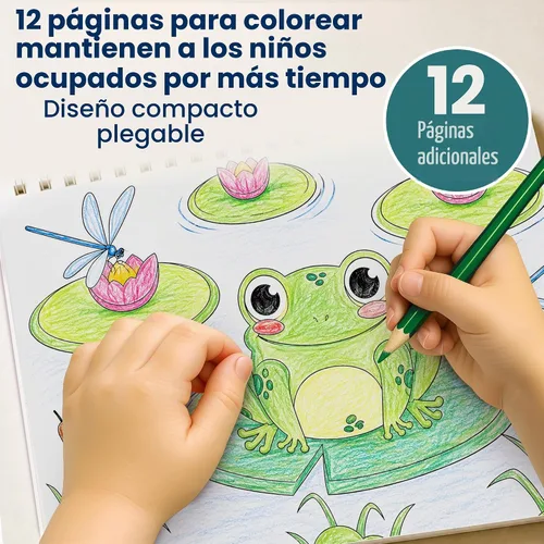 Vista 6 de Libro de calcomanías para niños de 3 a 5 años, libro de actividades
