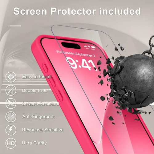 Vista 1634 de Funda para Google Pixel 10 Pro XL, cubierta magnética mate, color negro Fit for MagSafe, Screen Protector included, Shockproof Military Grade