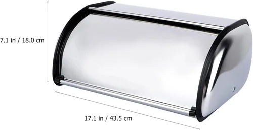 Vista 5 de DOITOOL Caja de almacenamiento de pan grande para el hogar y la panadería, sin ventana, sin asa y diseño resistente, sin base, 1 ud