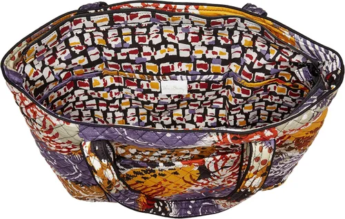 Vista 5 de Vera Bradley Vera Tote - Bolso tote de algodón para mujer