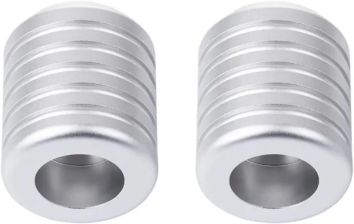 Vista 24 de Advanblack ProTek - Deslizadores de barra de choque Harley mecanizada de 1.25 pulgadas, rueda decorativa giratoria para protector de motor delantero