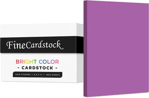 Vista 5 de Papel de alta calidad para tarjetas de colores, caja de 1000 hojas, cartulina de peso medio de 65 libras, perfecta para suministros escolares, artes