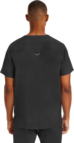 Vista 2 de Healing Hands Purple Label - Camiseta médica para hombre, ajuste moderno Negro
