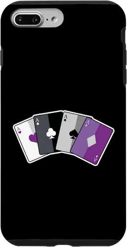 Vista 9 de Funda para iPhone 14 Asexual Ace Pride Flag