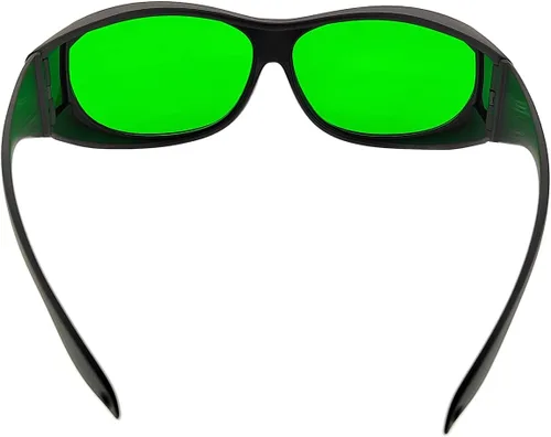 Vista 5 de 650nm 638nm gafas protectoras rojas de seguridad láser LED para como terapia de luz roja