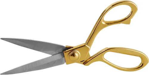 Vista 2 de eZthings®, tijeras resistentes tapizadas de 12" para cortes artísticos y confección de manualidades, tapetes.