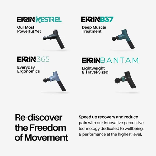 Vista 8 de Ekrin Athletics Pistola de masaje Kestrel: precisión mejorada y comodidad para una recuperación muscular superior y bienestar Alivia los músculos