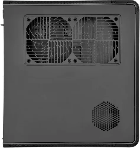 Vista 14 de SilverStone Technology Fortress Z Aluminio Unibody Mini-ITX/DTX - Carcasa para computadora SFX con elevador PCI-E y ventiladores personalizados
