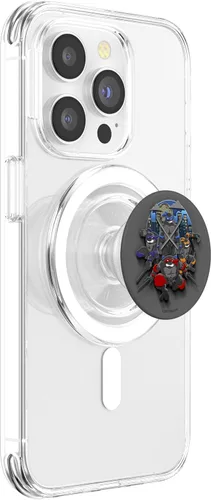 Vista 4 de Teenage Mutant Ninja Turtles Grupo Shot Dark Retrato PopSockets PopGrip: agarre intercambiable para teléfonos y tabletas PopSockets MagSafe PopGrip
