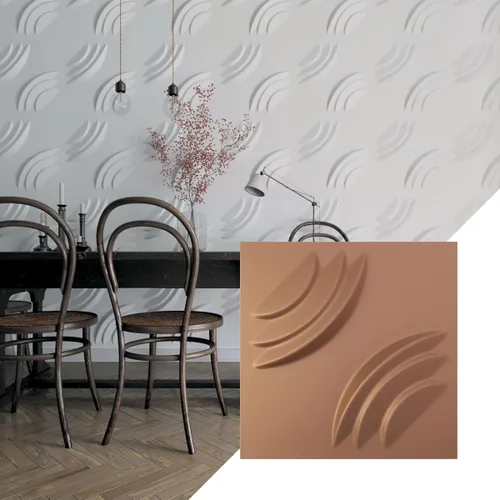 Vista 7 de Ekena Millwork WP20X20ARWH 19 5/8 pulgadas de ancho x 19 5/8 pulgadas de alto, artesano EnduraWall Decorativo 3D Panel de pared cubre 2.67 pies